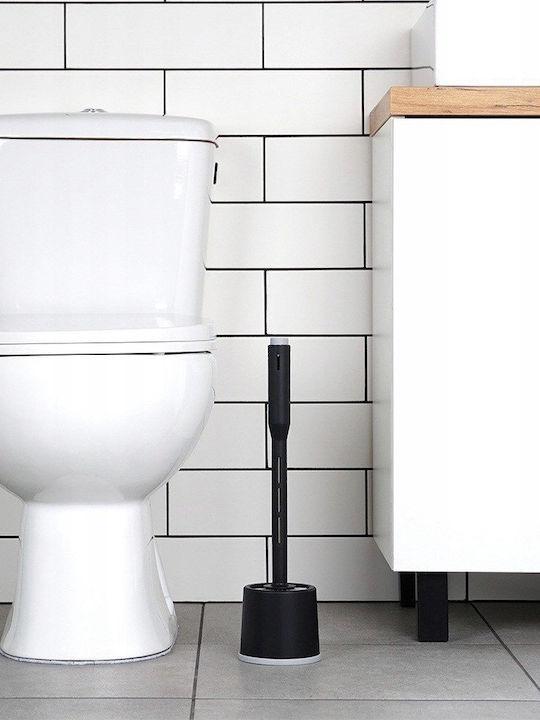 Vilde Kunststoff Badezimmer Toilettenbürste Schwarz