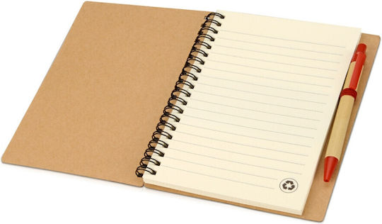 Pf Concept Notebook with Pen Holder Red