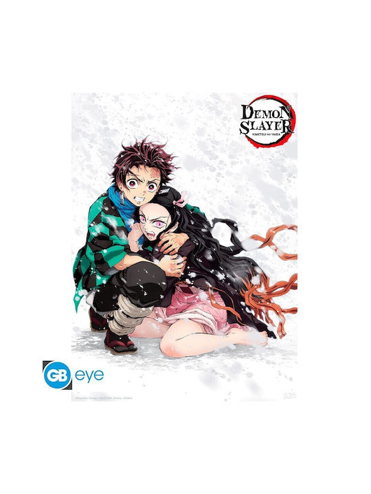 Abysse Αφίσα Kimetsu no Yaiba - Tanjiro & Nezuko 61x92cm