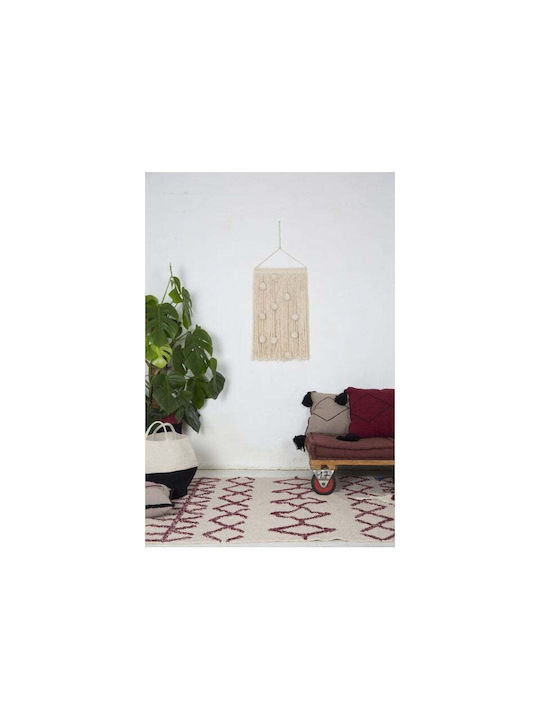 Lorena Canals Hanging Wall Decor Ecru Fabric 35x60cm