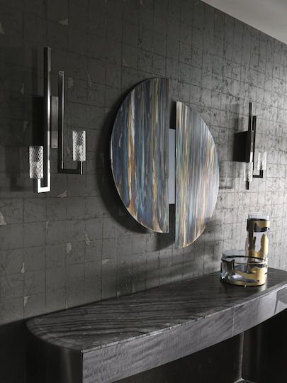 Casa Vogue Wall Decor Black Made of Metal 86x5x90cm