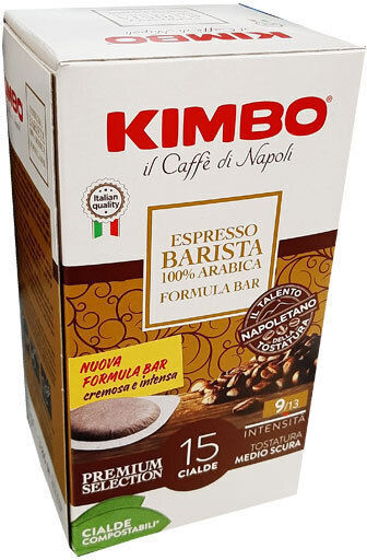Kimbo Κάψουλες Espresso Barista Συμβατές με Μηχανή E.S.E. Pod 15caps