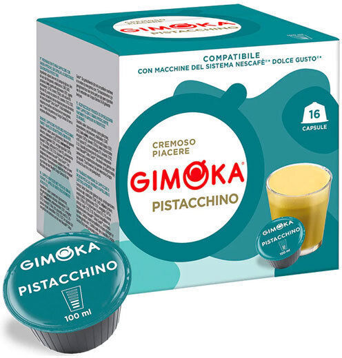 Gimoka Κάψουλες Espresso Pistacchino Pistacchino Συμβατές με Μηχανή Dolce Gusto 16caps