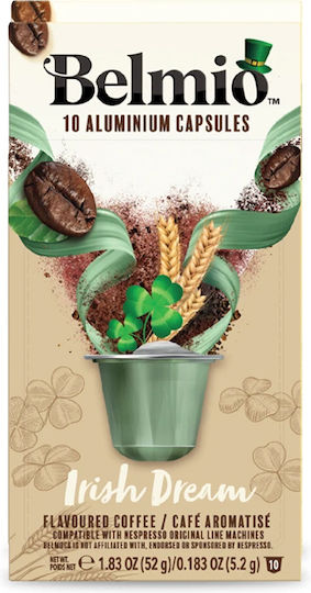 Belmio Капсули Еспресо Irish Dream Съвместими с машина Nespresso 10капси