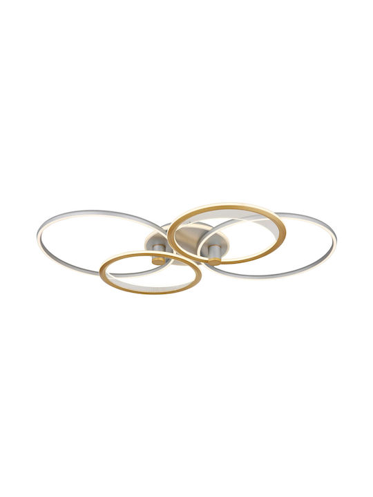 Globo Lighting Ceiling Mount Light Silver