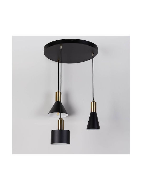 Butlers Κρεμαστό Φωτιστικό Μαύρο 40x40εκ.