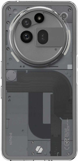 Spacecase Back Cover Plastic / Silicone 1mm Transparent (Nothing Phone (3a) Pro)