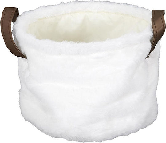 The Home Deco Factory Комплект декоративни кошници Пластмасови с дръжки White 3бр