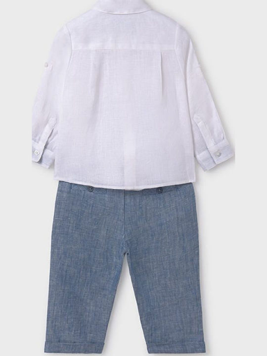 Kids' Set with Pants Summer 2pcs White-Blue
