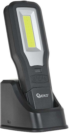 Geko Battery Workshop Light LED IP54 with Brightness up to 550lm