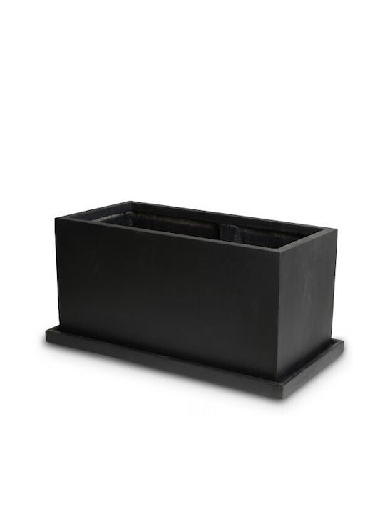 Gardin Planter Box Ceramică Negru 99x46x46cm.