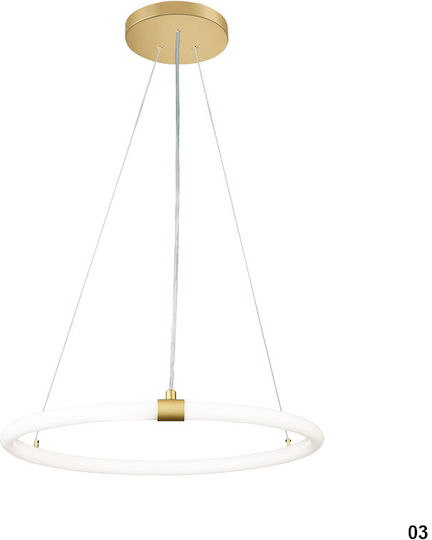 Luma LED Κρεμαστό Φωτιστικό Oxidized Gold 40εκ.