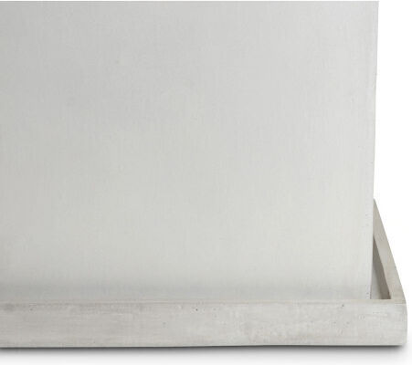 Gardin Blumenkasten Keramik Grey Light 79x37.5x37.5cm.