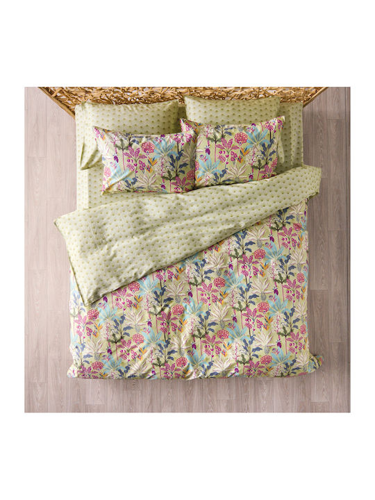 Kentia Duvet Cover Set Cotton Queen with 2 Pillowcases 220x240 Zuba 10 Satin