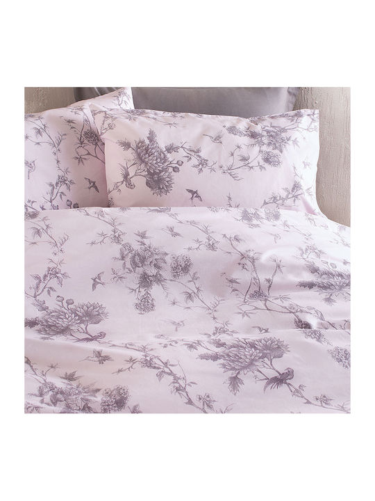 Rythmos Duvet Cover Set Single with Pillowcase 160x250 Aurora Purple