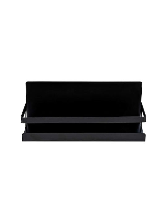 Wenko Επιτοίχιο Ράφι Μεταλλικό 30x12x11εκ. Μαύρο