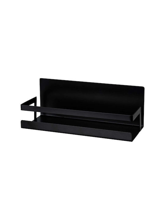 Wenko Επιτοίχιο Ράφι Μεταλλικό 30x12x11εκ. Μαύρο
