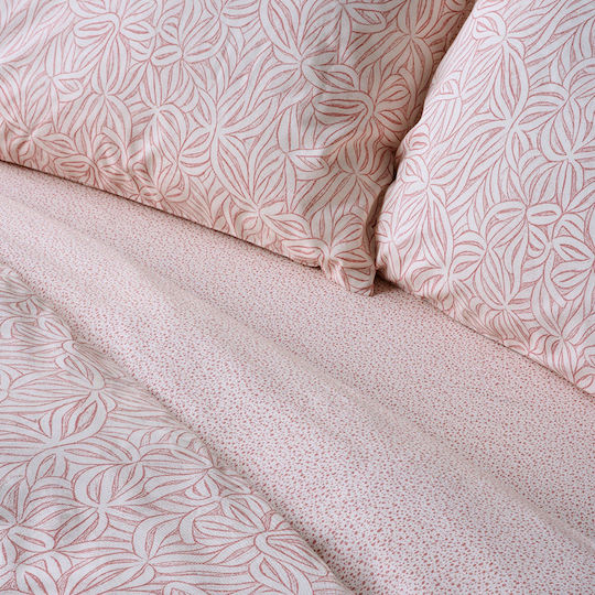 Kentia Duvet Cover Set Cotton Queen with 2 Pillowcases 225x245 Posidonia 20