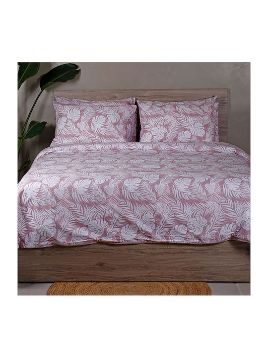 Sunshine Παπλωματοθήκη Βαμβακερή Μονή 170x250 Cotton Feelings 2038 Pink