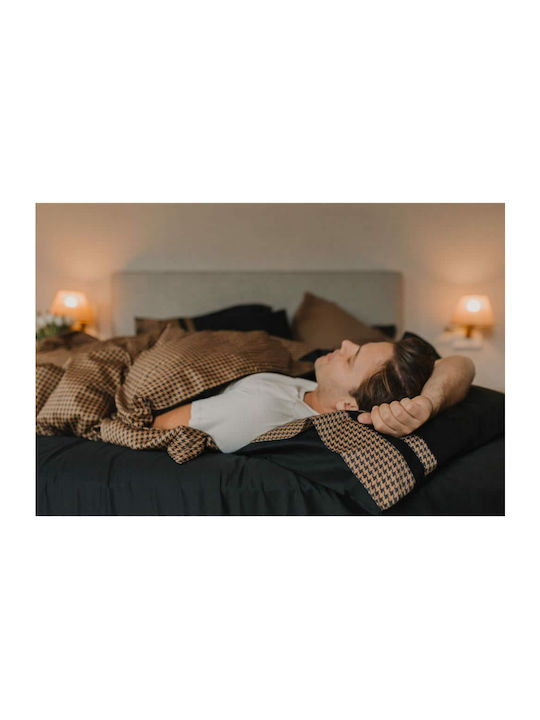 Down Town Home Duvet Cover Cotton Queen 250x260 Black