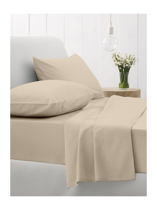 Sunshine Bettbezug Baumwolle Doppelbett 200x250 Feelings Sand