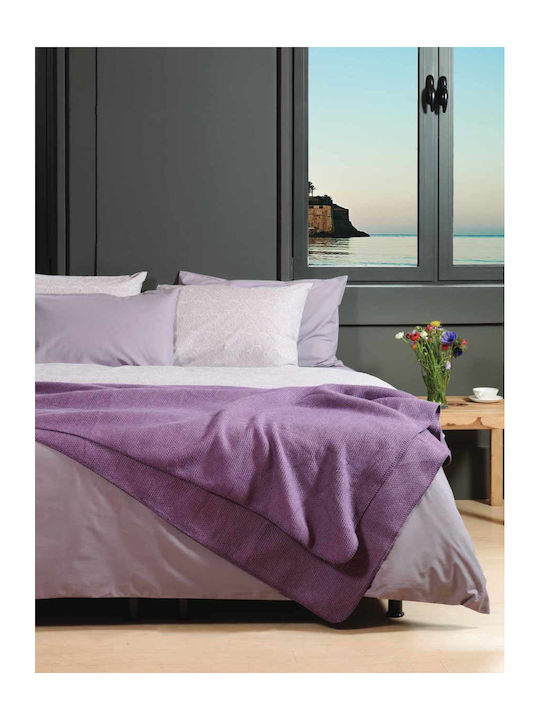 Cannon Παπλωματοθήκη Βαμβακερή Μονή 170x250 Fresh Grey Ridge