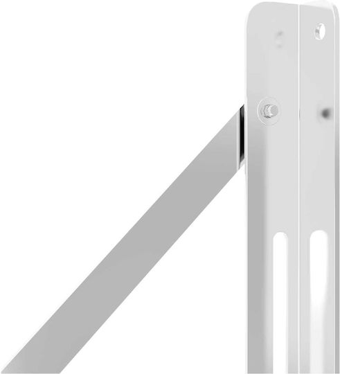 Klappbares Wandregal aus Edelstahl 40 kg Tragfähigkeit 80 x 30 cm