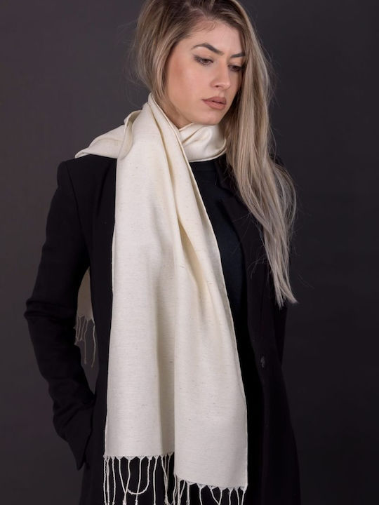 Men's Silky Scarf Beige