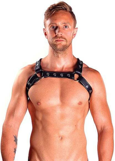 Mister B Ανδρικό Harness Μαύρο