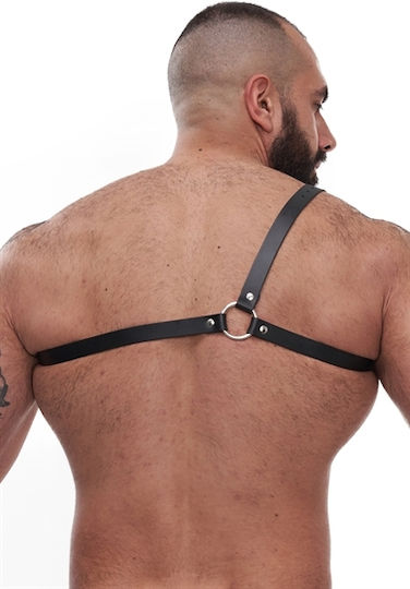Mister B Ανδρικό Harness Μαύρο