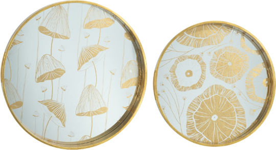 Artekko Tavă Decorativă Plastic Rotundă 45x45x4cm 2buc