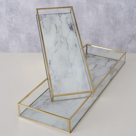 MSA Διακοσμητικός Δίσκος Marmor Rechteckig 32x12cm 2Stück