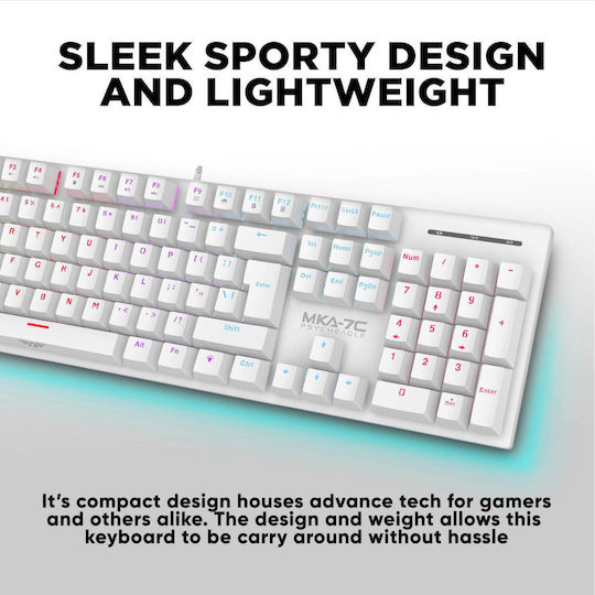 MKA-7C Gaming Mechanical Keyboard with RGB lighting (English US)