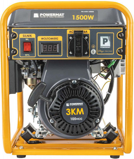 Powermat Генератор Inverter Бензин (четиритактов) Четиритактов с Миза