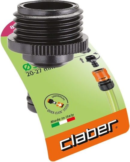 Claber 8636 Ρακόρ Βρύσης με Αρσενικό Σπείρωμα 19mm