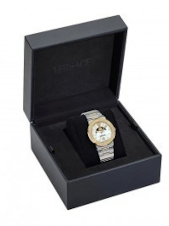 Versace Versace Women's Watch 38mm Battery with Silver Stainless Steel Bracelet