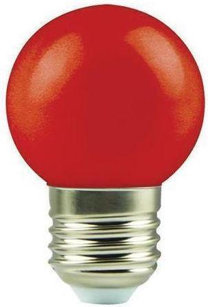 Eurolamp LED Bulb 1.8W for Socket E27 and Shape G45 Red