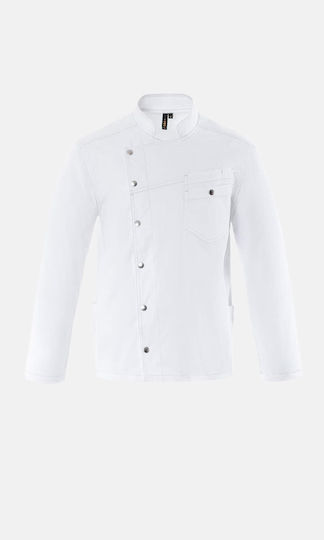Axon Coat Chef White with Long Sleeve