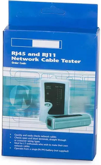 Tester Καλωδίων Δικτύου RJ45 / RJ11