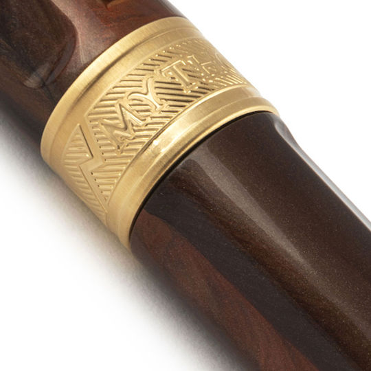 Visconti Mirage Πένα Γραφής Καφέ με Μπλε Μελάνι