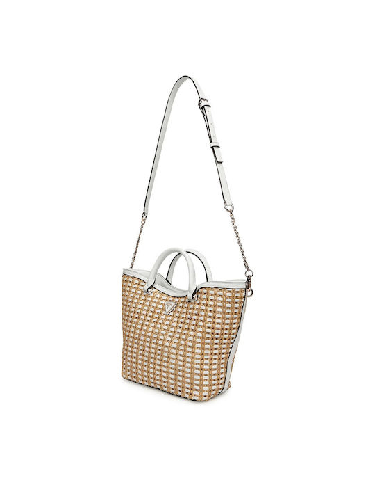 Damentasche Schultertasche Beige
