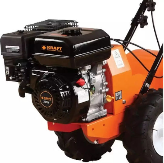 Kraft 691094 Viertakt Kultivator Benzin 6.5hp/212cc mit Manueller Start