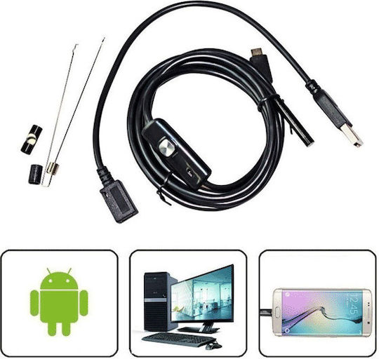 Endoscope Camera 640x480 pixels for Mobile with 5m Cable