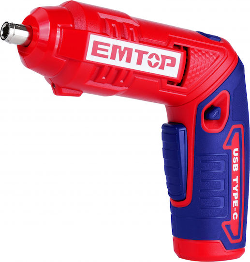 Emtop ECSR0408 Отвертка На Батерия 4V