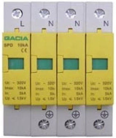Maxge 4-Poles Inspired T2 Panel Lightning Protection 10kA 230VAC