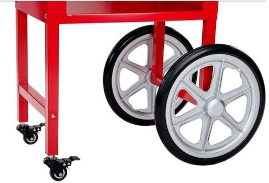 Karma Επαγγελματική Μηχανή Pop Corn με Καρότσι 1350W με Παραγωγή 150gr