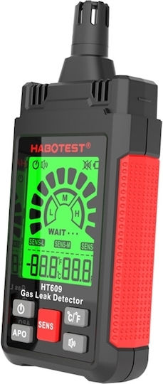 Habotest Ht609pro Gas Meter CH4 / C3H8 / C4H10 / CO / NH3 / C3H6O / LEL