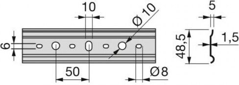 Emuca Zubehör für Gipskartonplatten 9173305