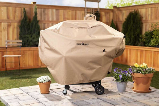 Camp Chef Acoperire Grătar Maro cu Protecție UV 62bucx55bucx132buc