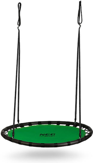 NEO Sport Крeмаща Текстилна Детска Люлка Гнездо 120x120см Сива